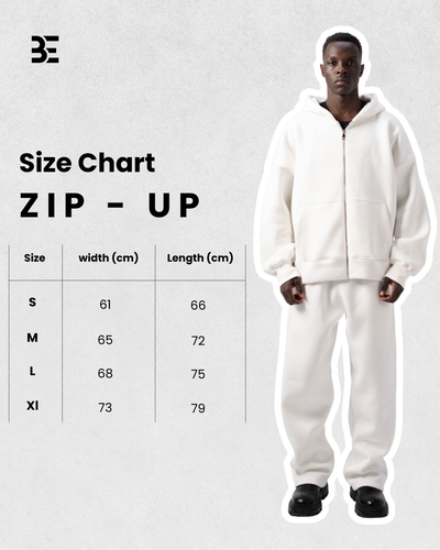 Basic Stone Zip-Up Hoodie